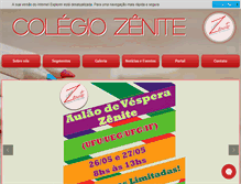 Tablet Screenshot of colegiozenite.com